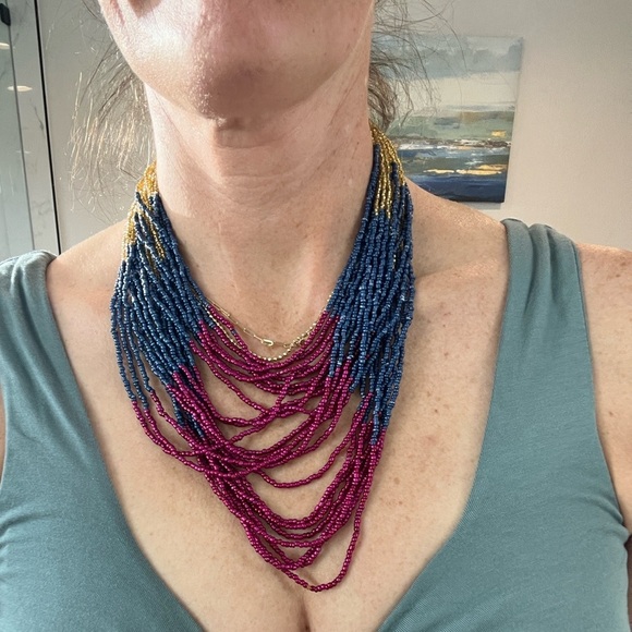 Jewelry - Elegant Multicolor Beaded Necklace